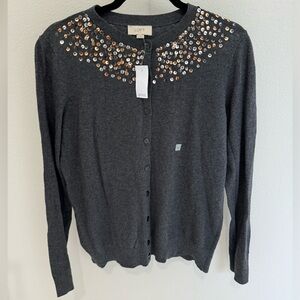 Never worn, LOFT cardigan, size large.